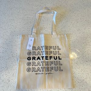 NWT Spiritual Gangster Grateful Canvas Shopper Tote